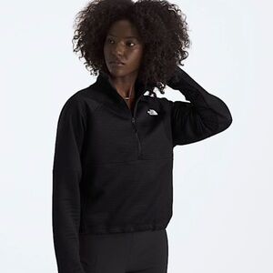 The North Face ¼ Zip Dotknit™ Black Pullover